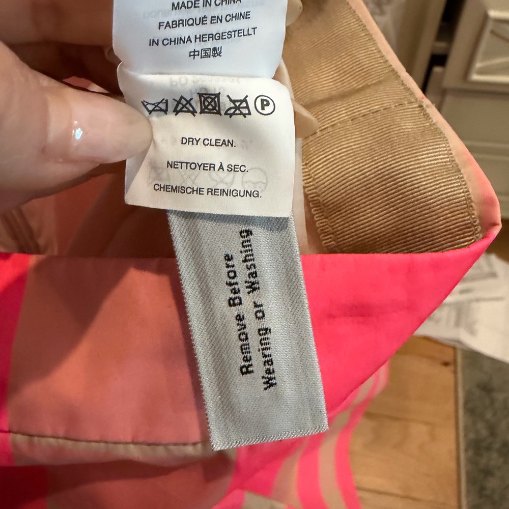 J. Crew neon pink tan check plaid taffeta party twirl skirt 12 - Picture 10 of 12